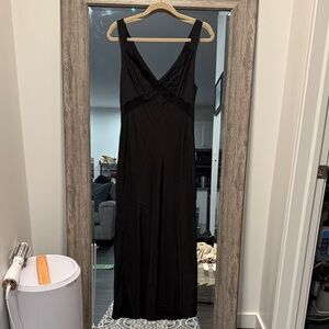 Princess Polly Elegant Black Lace Sleeveless Dress